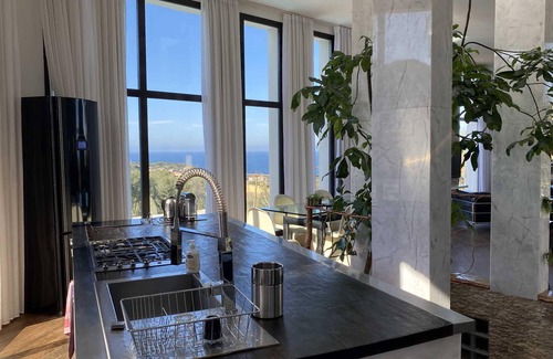 Corbara Villa | Magnificent architect-designed villa - Heated pool - Panoramic sea view