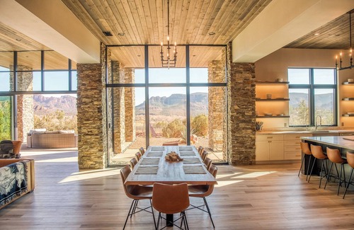 West Sedona House | Magnificent New Construction with 360 Views Surrounded by Sedona National Forest