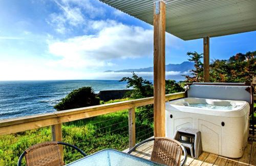 Shelter Cove Apartment | Magnificent Oceanview by OceanviewHotTubs Oceanfront! Shelter Cove, CA Tesla EV station