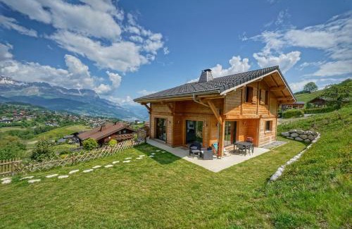Combloux Ski Chalet | Magnifique Chalet neuf 8 pers, 800 m télécabine Princesse Megeve