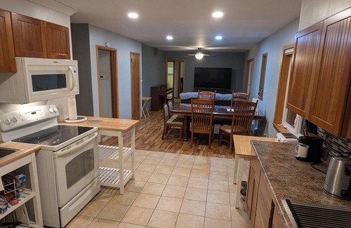 Hermantown Apartment | Main floor 2-bedroom house, Winter Escape: Snowmobile, Ski & More in the North