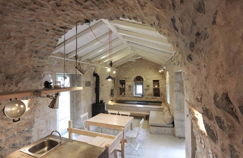 East Mani House | Maina, a traditional hillside house with full sea view in Mani, Peloponnese.