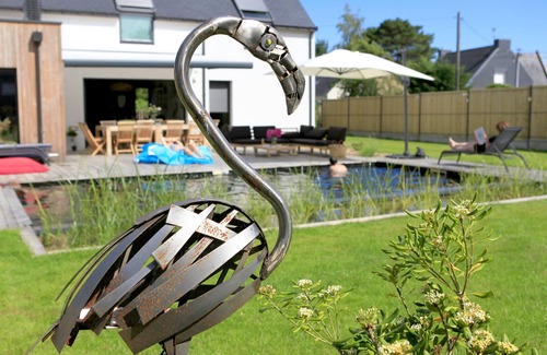 Penestin House | Maison Bord de Mer, Piscine Naturelle Chauffée, spa