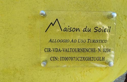 Maen Apartment | Maison du Soleil- CIR VDA Valtournenche n 0204