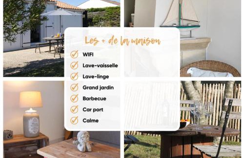 Brem Sur Mer Apartment | Maison La Rose des Vents, avec WIFI, proche plage et commerces