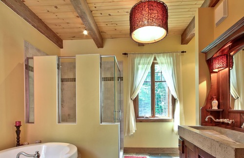 Mont-Tremblant Ski Chalet | Maison Rouge Luxury waterfront cottage in Tremblant