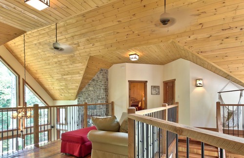 Mont-Tremblant Ski Chalet | Maison Rouge Luxury waterfront cottage in Tremblant