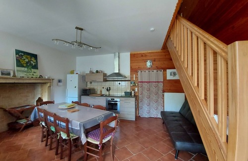 Montigny-les-Cherlieu House | Maison XVIII hameau de l'abbaye with view of the forest