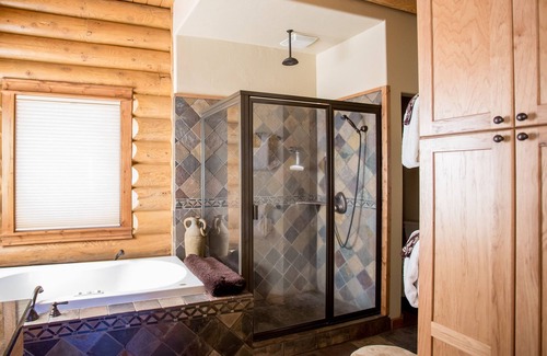 New Meadows House | Majestic Log Cabin with Amazing Views; Near Brundage & MeadowCreek Golf Course