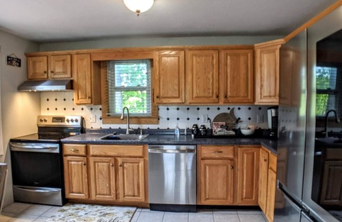 Lochmere House | Makin' Memories with beach access and dock on Silver Lake!
