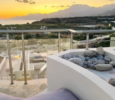 Makry Gialos Apartment | MakryGialos Rooftop Escape at Lagada Resort
