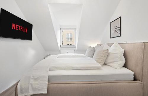 Ludwigsburg Apartment | Malu Rooms - im Stadtzentrum, SmartTV, Netflix, 24h Checkin