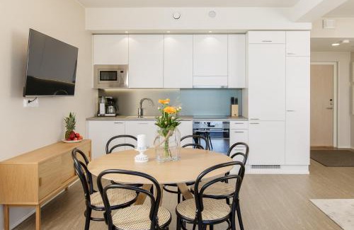 Kalajoki Apartment | Marina Chalets B22 by Hiekka Booking - sisältää liinavaatteet ja loppusiivouksen