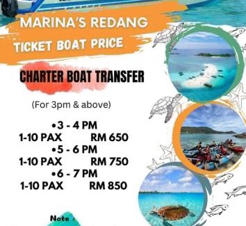 Redang Island Boat Rental | Marina's Redang Boat