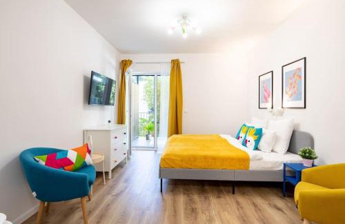 Csarnok negyed Apartment | Marone 209 Budapest ~ AC/Balcony/Indoor Parking