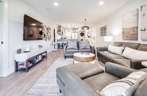 Wesley Chapel Condo | Matchless Luxury III – Elegant 3BR Golf View Condo w/Designer Kitchen, Smart TVs & Private Patio!