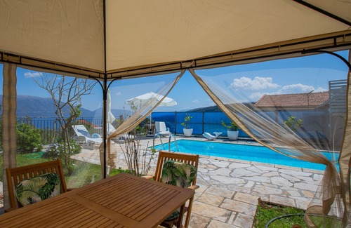Tselendata Villa | Matsoukata-Fiskardo, Spectacular view of Ithaca