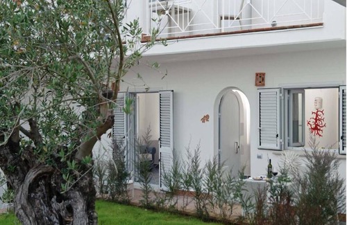 Villammare Apartment | Matte Sea view flat located in the Ruve Bianche Residence with swimming pool and private beach