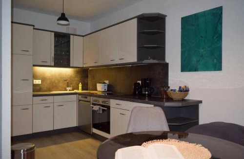Magdeburg Apartment | MD-5 Stadtfeld Beimsstrasse 81 - Appartement Domblick - Parkplatz - Balkon - 2Einzelbetten - Schlafsofa