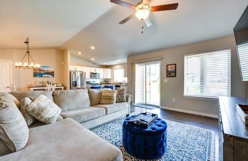 Longmont House | Mead Vacation Rental Fenced Backyard and Fire Pit!