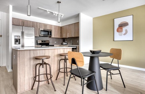 Near West Side Apartment | Medical District 1BR w WD Gym nr Hospitals CHI-719