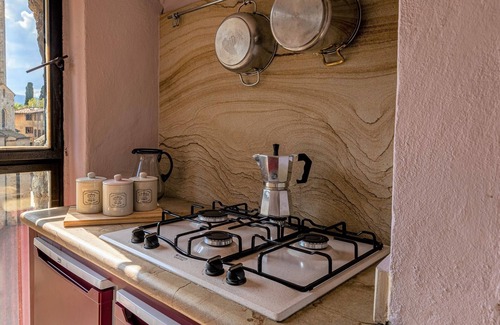 San Gimignano City Centre Apartment | Medieval tower experience with private rooftop, San Gimignano