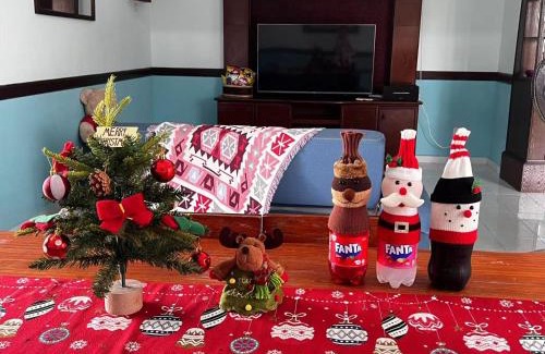 Alor Gajah Villa | Melaka AFamosa Resort D'amour Comfortable and Healing With Theater Projector Private Villa With Garden View Swimming Pool Seasonal Christmas Theme