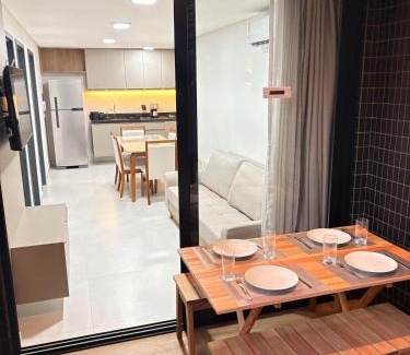 Intermares Apartment | Melhores Flats - Jacuzzi privativa, beira-mar