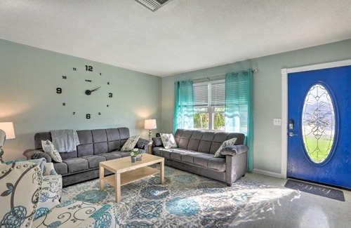 Merritt Island House | Merritt Island Home on Canal Private Heated Pool!