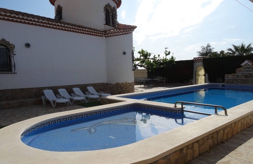 Miami Platja Villa | Miami Playa: Large house (max.11p) with pool+pataugoire,ideal for families