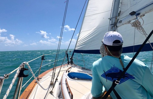 Historic Seaport Boat Rental | Miami Vice Sailboat Used For TV Series with 2 Hour Sandbar Motor Boat Trip