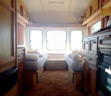 Lagos House | Michas caravan for 2 See the herd of horses from your bed