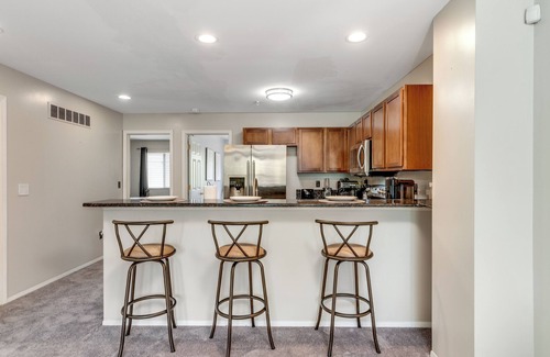 Pontiac Condo | Mid Term to Long Term Stay - Cozy End Unit Condo FURNISHED with 1 car Garage!
