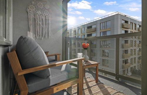Aviatiei Apartment | Mido Duo in New Building with Parking, Self Check-in and Security