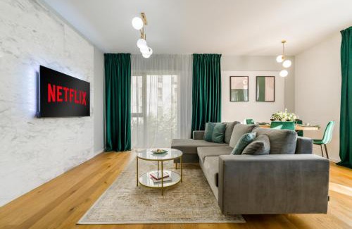 Aviatiei Apartment | Mido Green Apartment with Private Parking & Self-Check-in