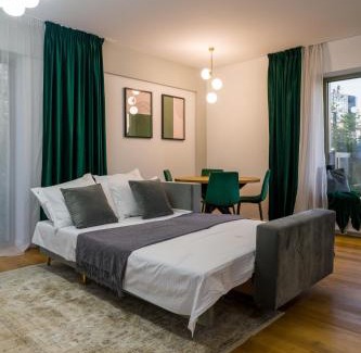 Aviatiei Apartment | Mido Green Apartment with Private Parking & Self-Check-in