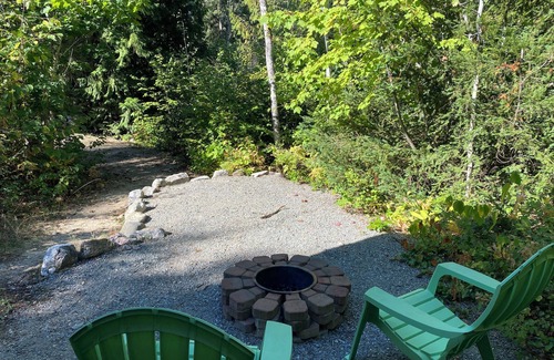Mara Cabin | Mini solar cabin in the woods off grid glamping at its finest near Mara lake bc