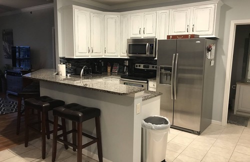 Sunrise Beach Condo | Minimal stairs! 15 second walk to pool, 45 second walk to 32x14 boat slip