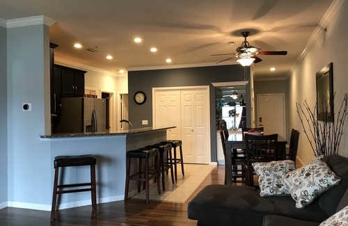 Sunrise Beach Condo | Minimal stairs! 15 second walk to pool, 45 second walk to 32x14 boat slip