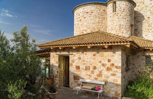 Evgiros Villa | Mint Tower Luxury Stone Tower Villa In The Middle Of Nature With Stunning View
