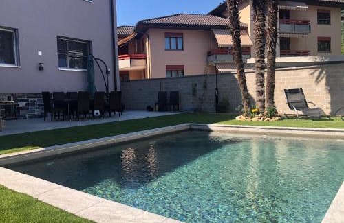 Arcegno Apartment | Miranda, Modern Duplex, Garden, Swimming Pool, Parking