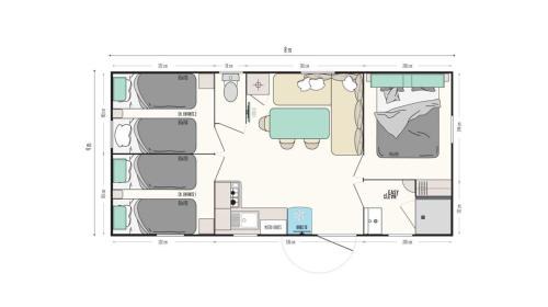 Genouille Other | Mobil-home Camping 3 étoiles