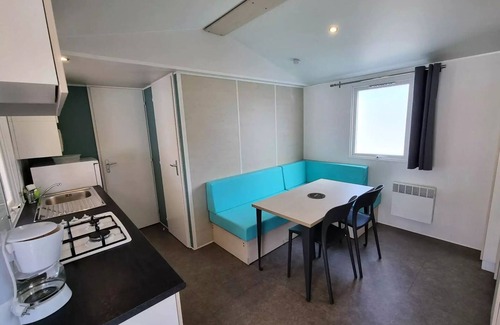 Saint-Molf House | Mobil-Home ELEGANCE 4 Zimmer 6 Personen + TV + 2 Badezimmer