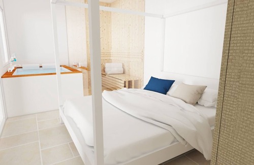 Otranto House | Mobile home with sauna and whirlpool sea view