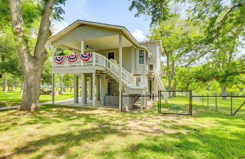 Seguin House | Mod on the Guad Home with Lake McQueeney Views!
