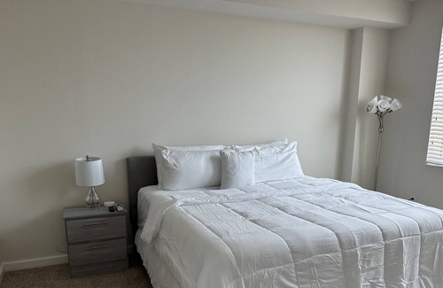 Channel District Apartment | Modern 2-BD Retreat in Vibrant Channelside District