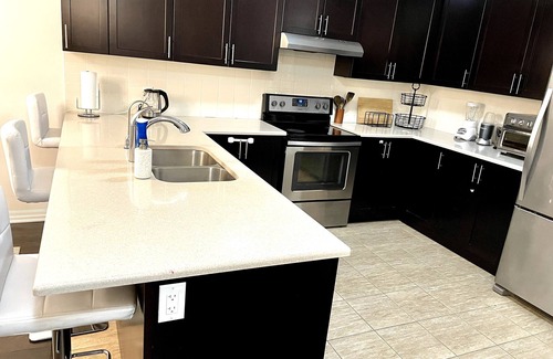 Lakeview House | Modern 3-Story Home with Private Patio & Balcony!