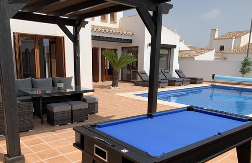 Caserio Los Tarquinos Villa | Modern 4 Bed Villa with large pool (heated on request) and bright open spaces