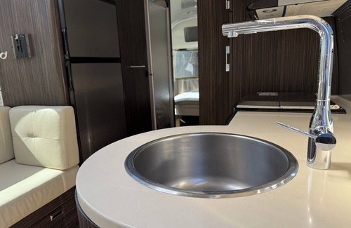 Strawberry House | Modern Airstream with WiFi and AC in Charming Mill Valley with Backyard Ducks