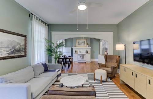 Midtown Apartment | Modern and Stately Upper 2-bed in Historic Midtown